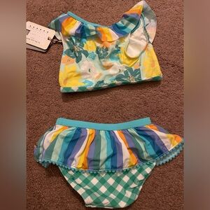Matilda Jane “To the Luau” swim suit 12-18month